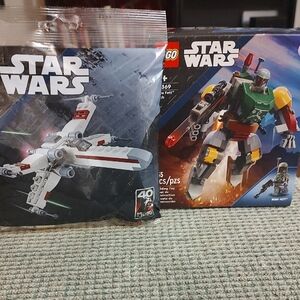 LEGO Star Wars Boba Fett and X-Wing Set - Red, Green, Yellow